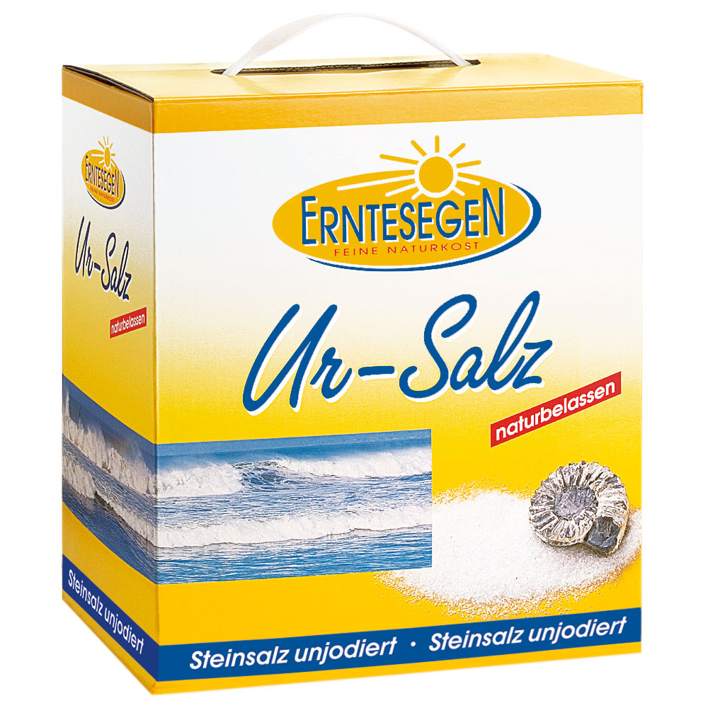 4er-Set Erntesegen Ur-Salz 5 kg - 10 % Rabatt, versandfrei! Im Tragekarton - Bild 1