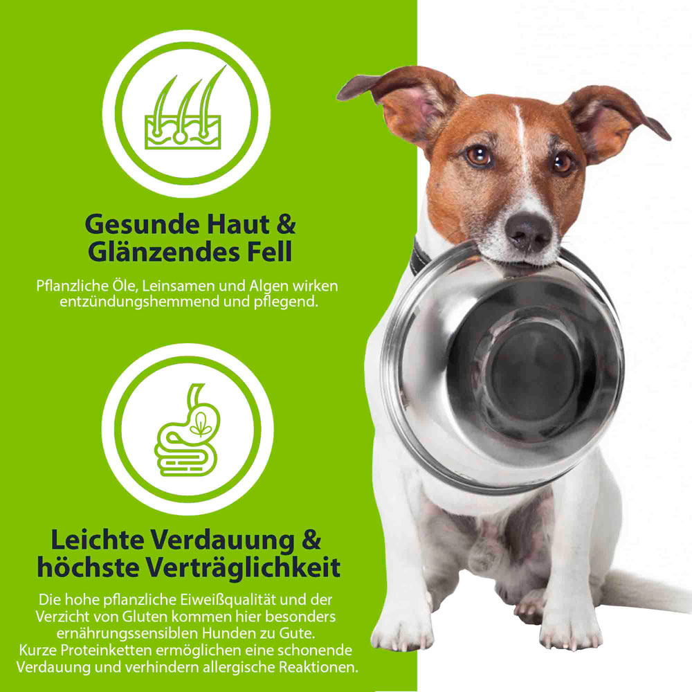 5er-SET Hundetrockenfutter Vega Adult Grainfree  (Nicht Bio) 5kg German Shephy - Bild 5