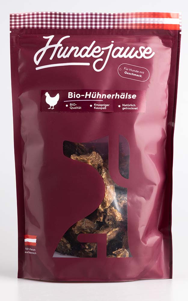 BIO H&uuml;hner H&auml;lse Getrockneter Kauartikel 200g Hundejause - Bild 1