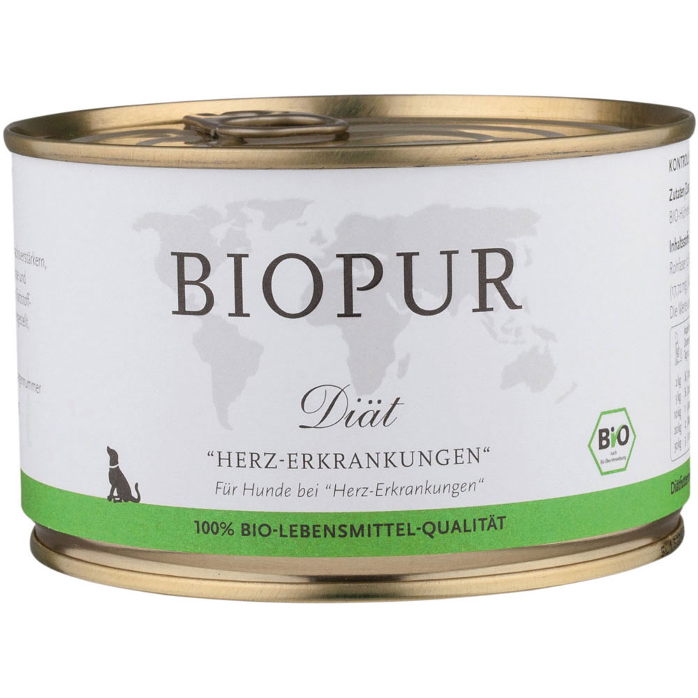BIOPUR Di&auml;t Herz-Erkrankungen 400g Bio Di&auml;tfutter f&uuml;r Hunde - Bild 1