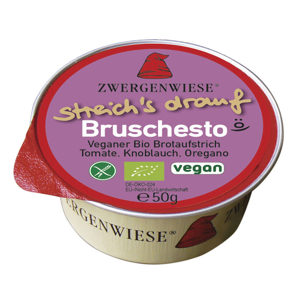 Bio Brotaufstrich Bruschesto (Bruschetta-Pesto)  Kleiner Streichs Drauf - Bild 1