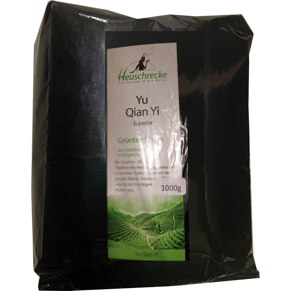 Bio China Gr&uuml;ntee Yu Qian Yi, 1kg Heuschrecke - Bild 1