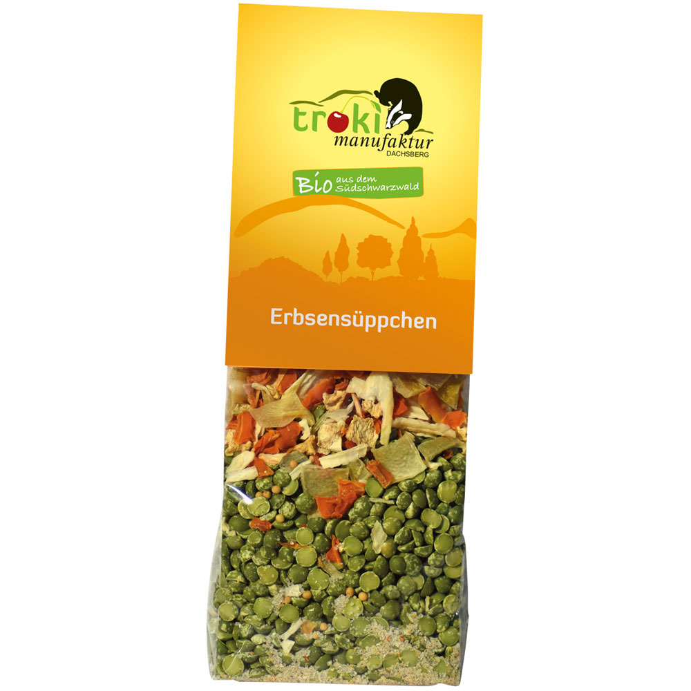 Bio Erbsens&uuml;ppchen 250g Troki Manufaktur - Bild 1