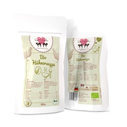 Bio Erg&auml;nzungsfutter H&uuml;hnersuppe 100g KatzenLiebe - Bild 1