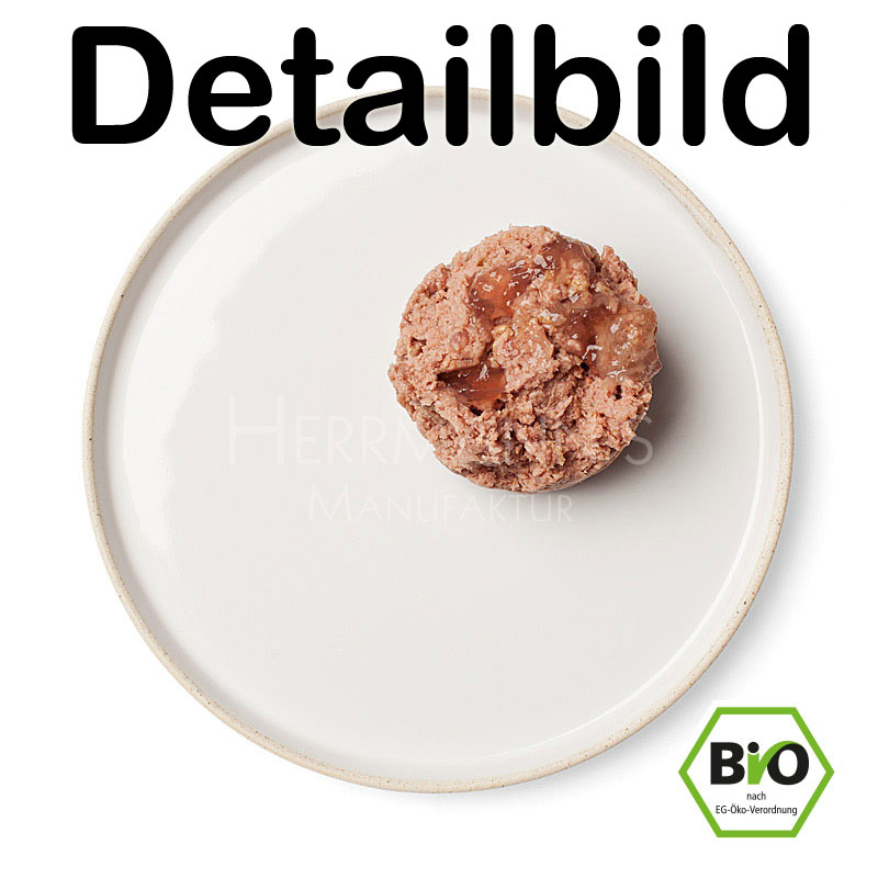 Bio Erg&auml;nzungsfutter f&uuml;r Hunde/Katzen 100% Ente 400g Herrmanns - Bild 2