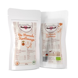 Bio Hunde Erg&auml;nzungsfutter Morosche KarottenSuppe 125g HerzensHund - Bild 1