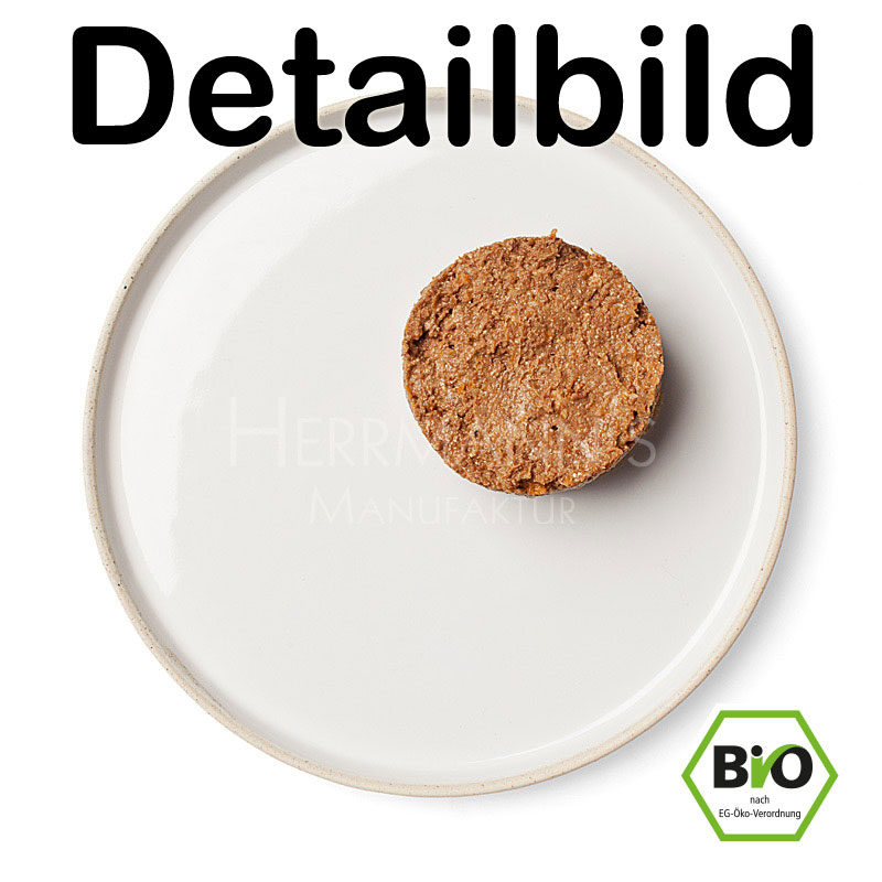 Bio Hunde Erg&auml;nzungsfutter  Welpen: Rind mit Apfel 400g Herrmanns - Bild 2