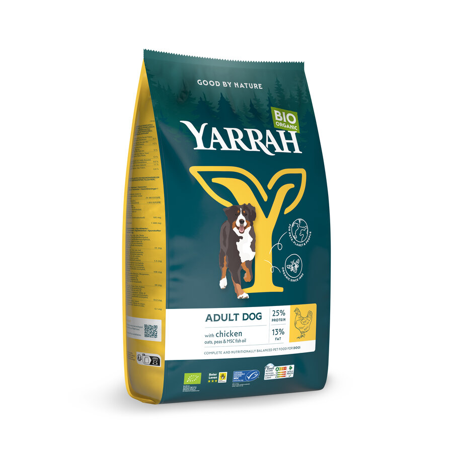 Bio Hunde-Trockenfutter Adult Huhn 15kg Yarrah - Bild 1