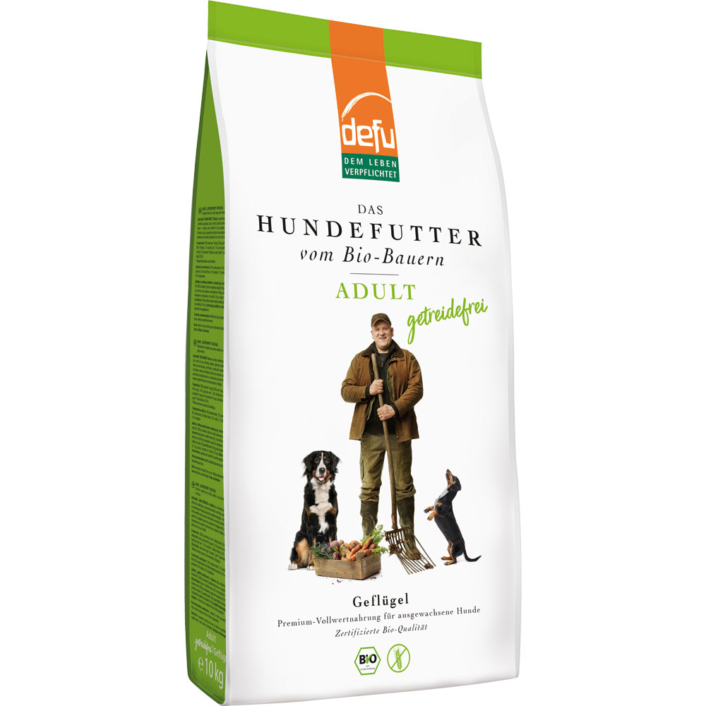 Bio Hundefutter Adult  getreidefrei 10kg defu - Bild 1