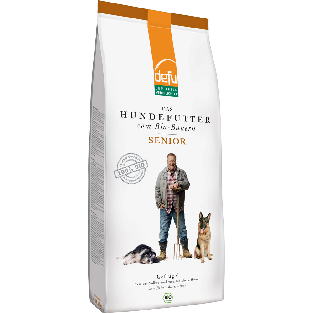 Bio Hundefutter Senior 12,5kg Defu - Bild 1