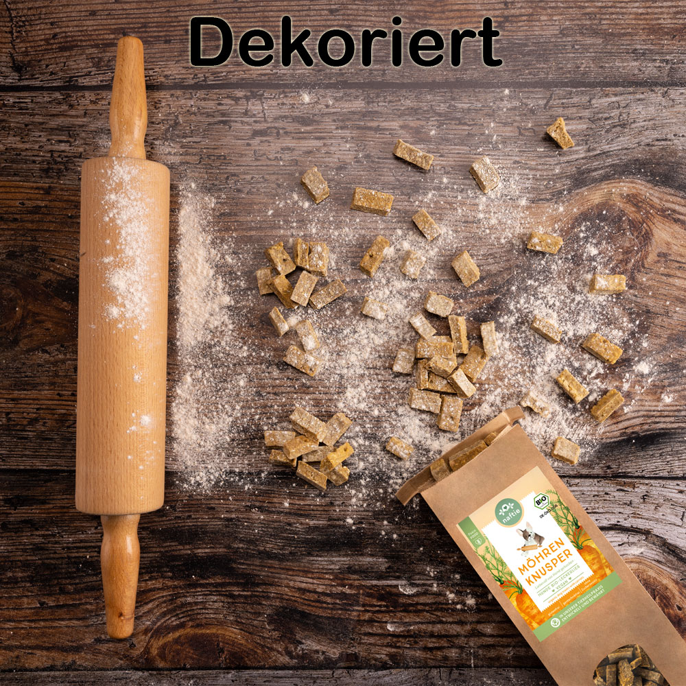 Bio Hundeleckerli M&ouml;hren Knusper 150g naftie - Bild 2