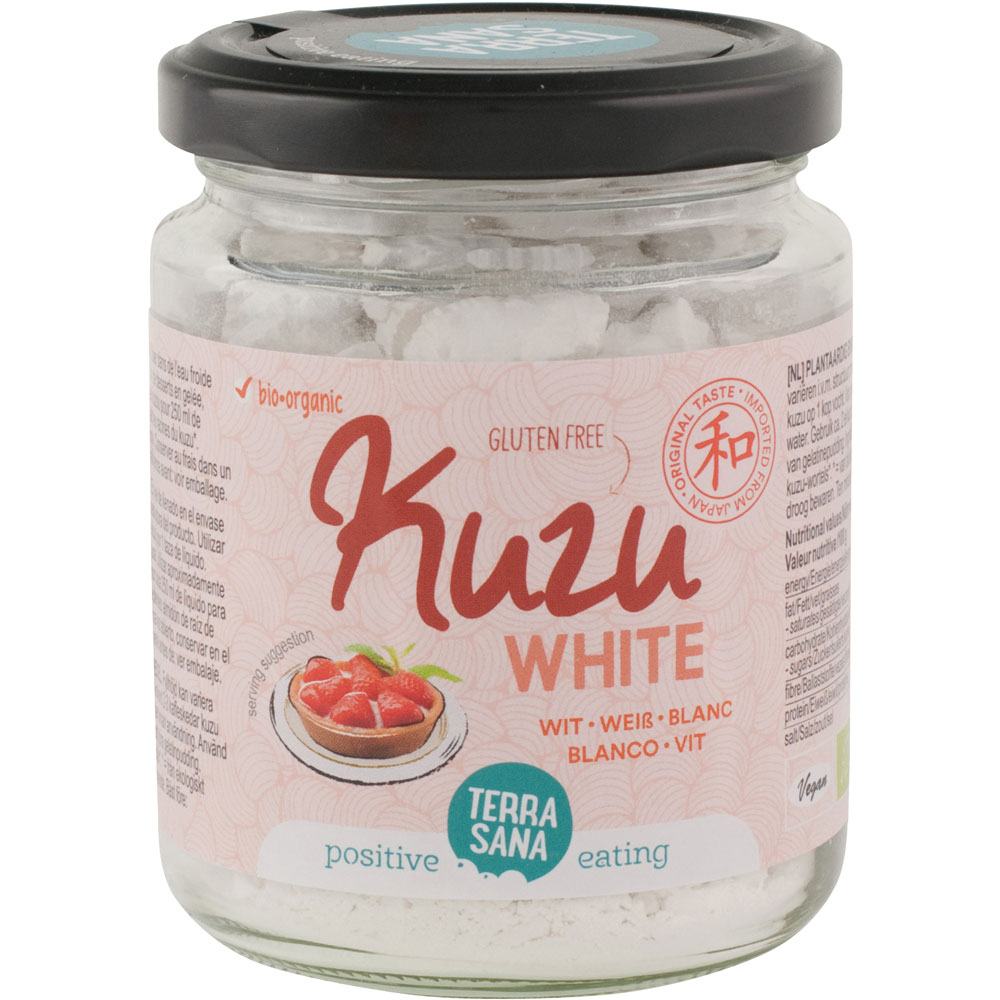 Bio Kuzu weiß, in Stückchen, 125g Schraubglas TerraSana - Bild 1