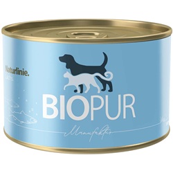 Bio Lachs mit Amaranth & Spinat Hund Nass-Erg&auml;nzungsfutter 400g Biopur - Bild 1