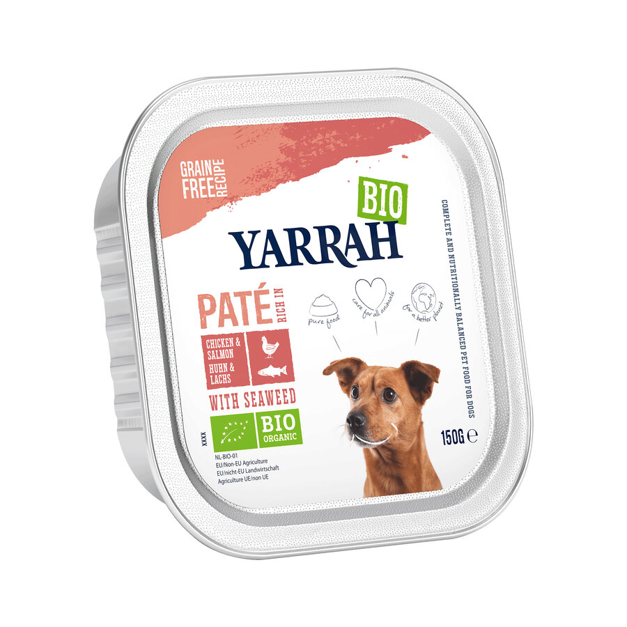 Bio Pate mit Huhn und Lachs 150g Yarrah - Bild 1