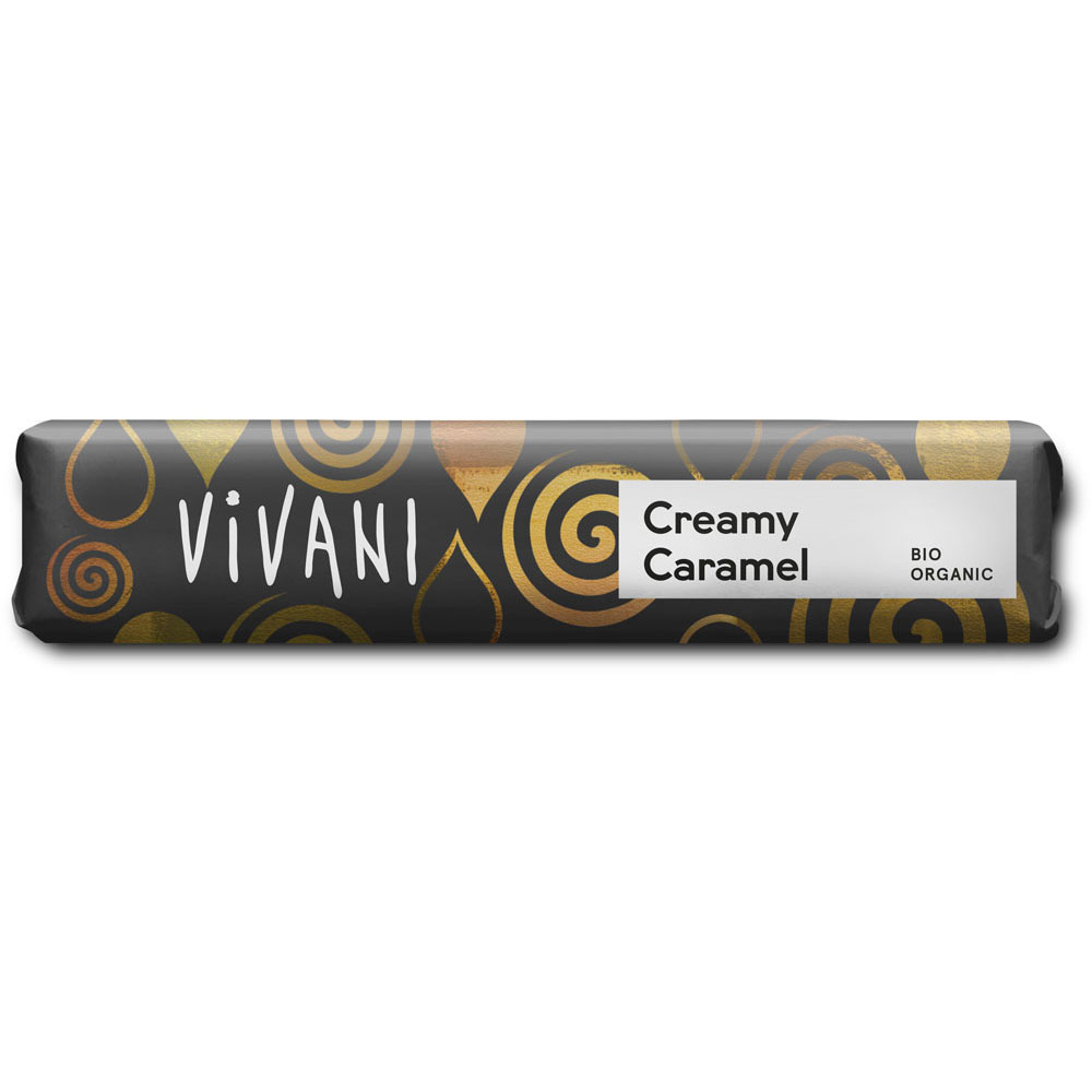 Bio Schoko Riegel Creamy Caramel 40g Vivani - Bild 1