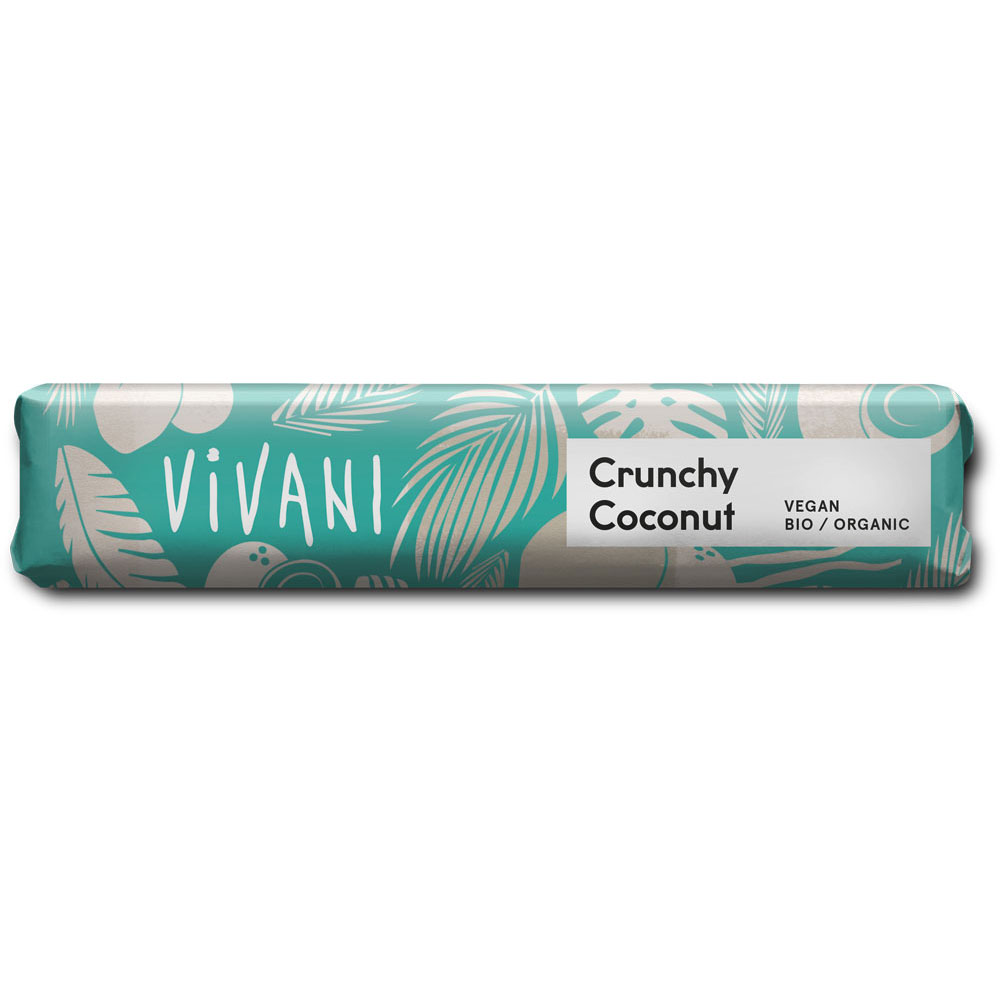 Bio Schokoriegel Crunchy Coconut (vegan) 35g Vivani - Bild 1