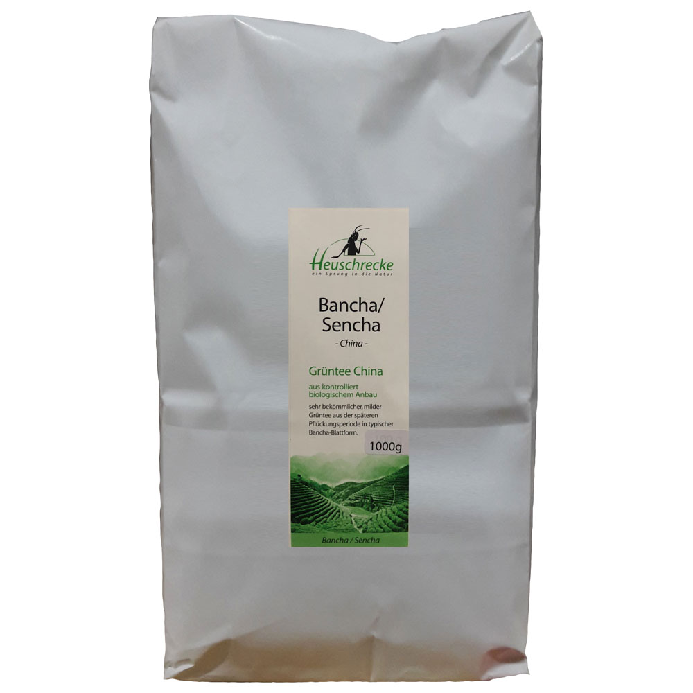 Bio Tee China Bancha/Sencha 1 kg Heuschrecke - Bild 1