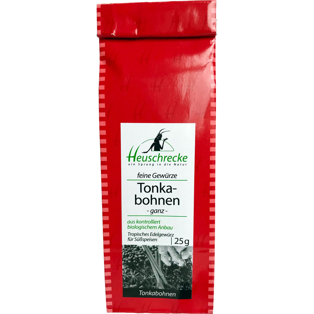 Bio Tonkabohne (Vanille-Ersatz), ganz 25g Heuschrecke - Bild 1