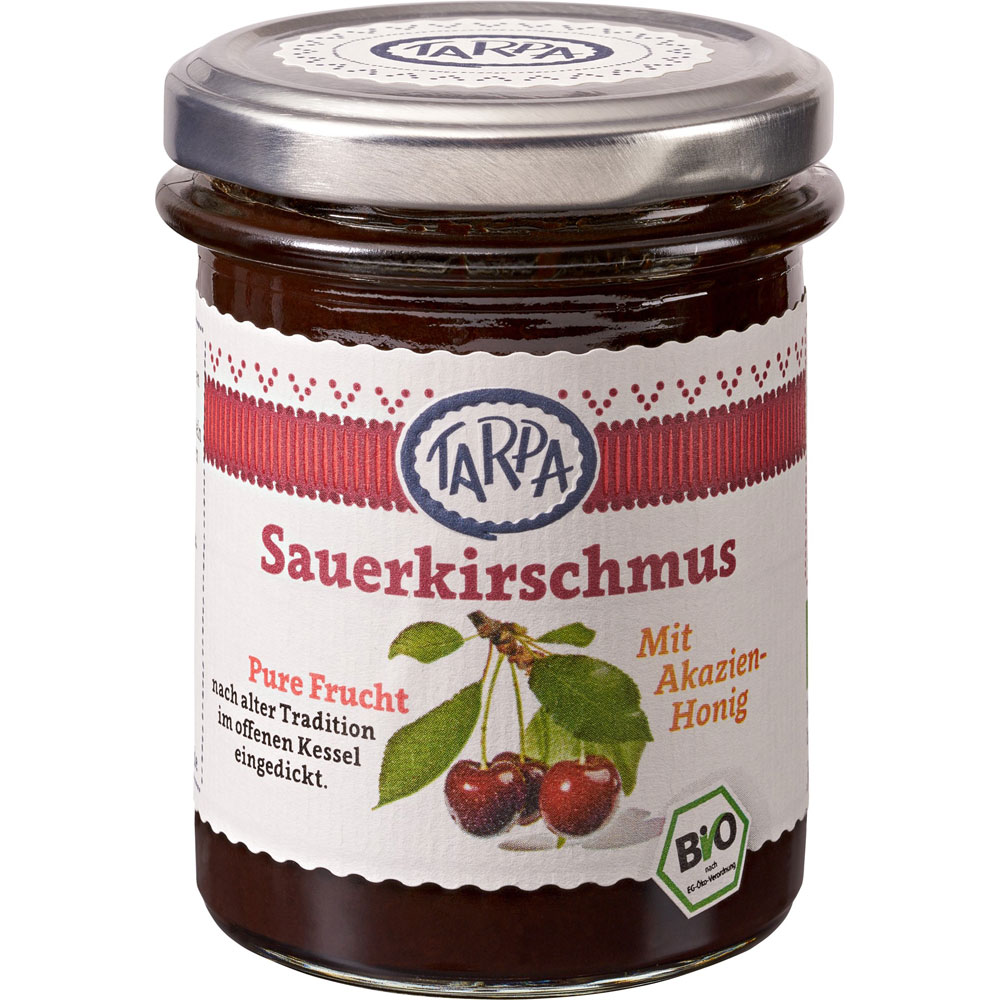 EP Sommer 2026 !!! Sauerkirschmus 220g Tarpa - Bild 1