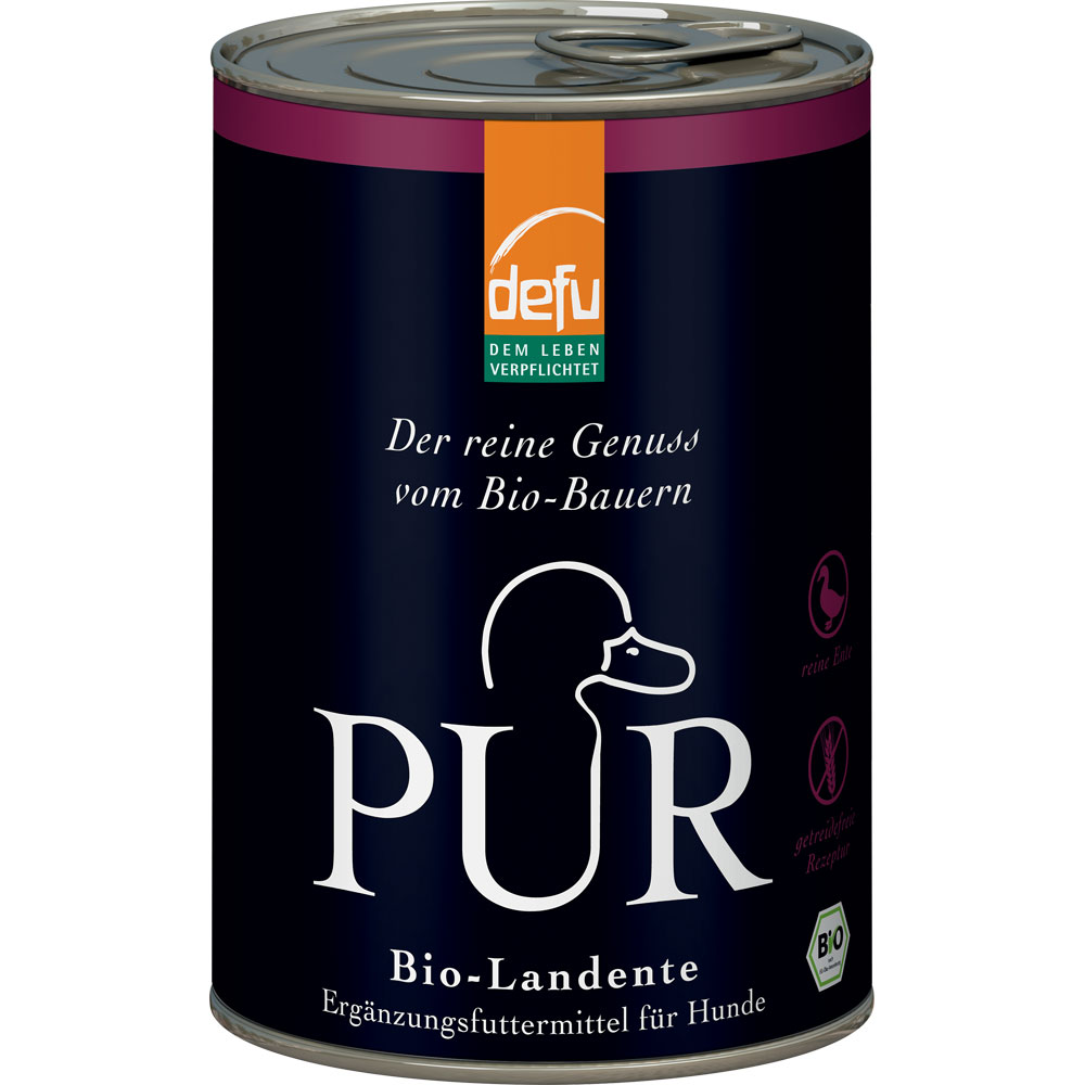 Ergänzungsfutter Hund Bio-Landente PUR, 400 g defu - Bild 1
