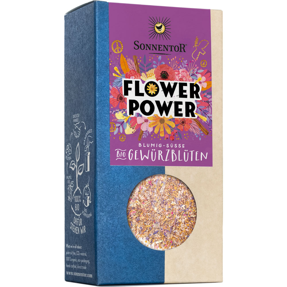 Flower Power Gew&uuml;rz-Bl&uuml;ten-Mischung 35g Sonnentor - Bild 1