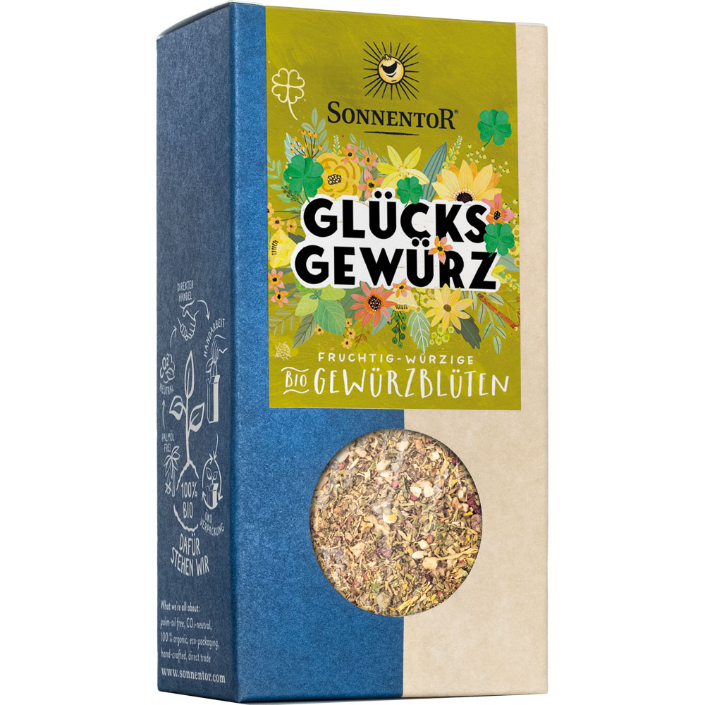 Gl&uuml;cks Gew&uuml;rz Bl&uuml;ten Mischung 35g Sonnentor - Bild 1