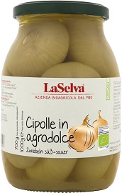 Haltbar bis 15.12.26   Cipolle in agrodolce | Zwiebeln s&uuml;&szlig;-sauer 1 kg - Bild 1