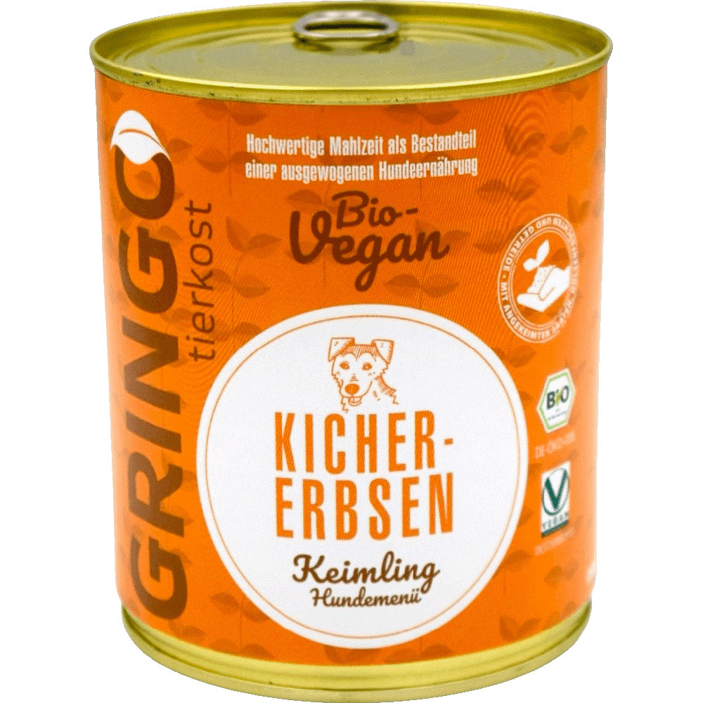 Hunde Erg&auml;nzungsfutter Bio Kichererbsen-Keimling, 800g Gringo - Bild 1