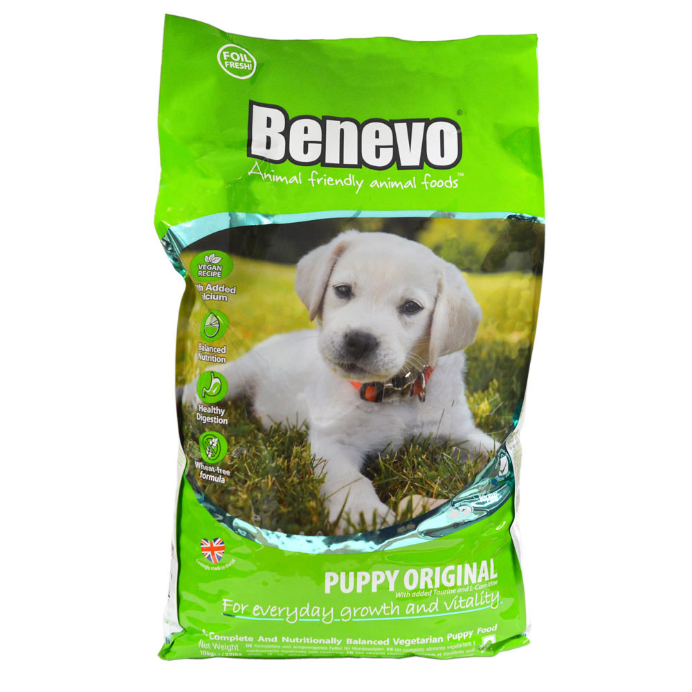 Hunde-Trockenfutter Vegan für Welpen (Nicht-Bio) 10kg Benevo - Bild 1
