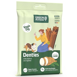Hunde Zahnpflegesnack GPF Denties with Tapioca NICHT BIO 180g Green Petfood - Bild 1