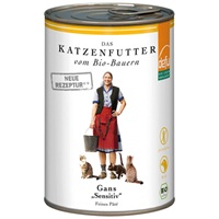 Katze Nassfutter Bio Gans 400g Sensitiv defu - Bild 1
