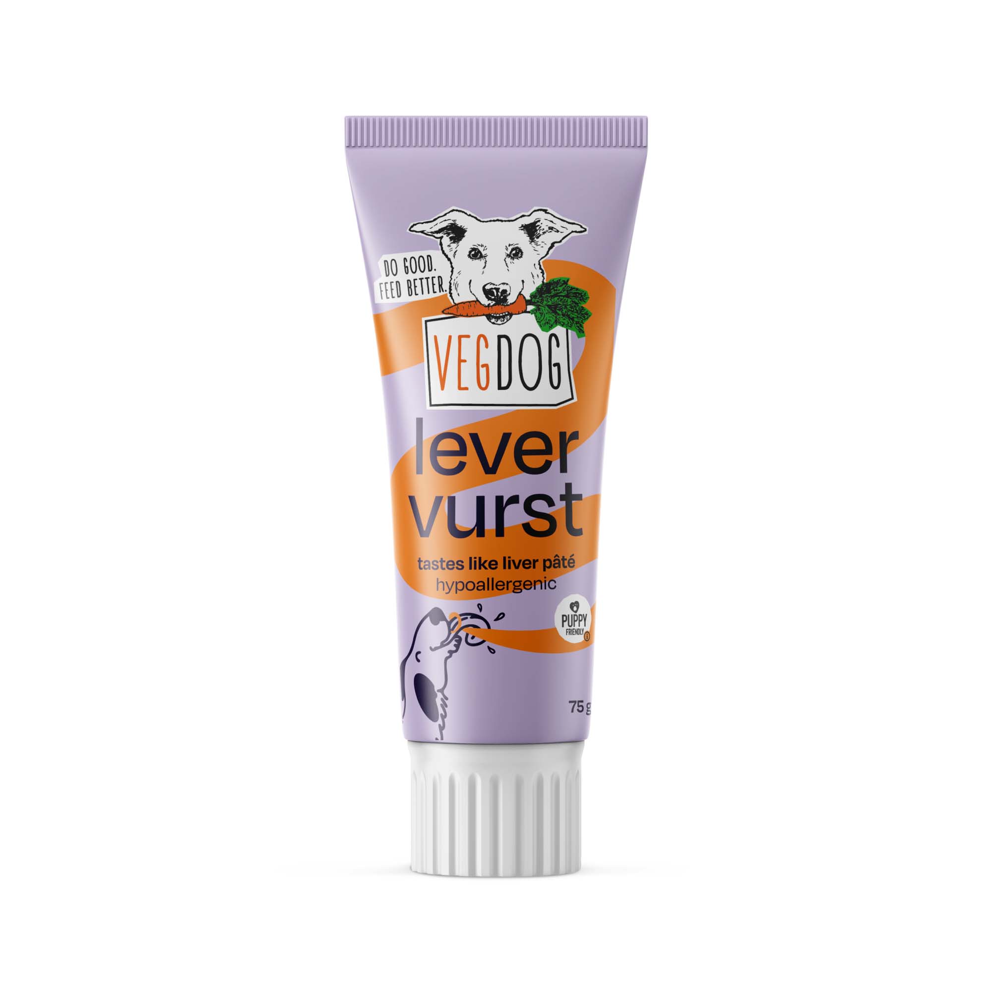 Levervurst Hund Veganer Snack 75g VegDog - Bild 1
