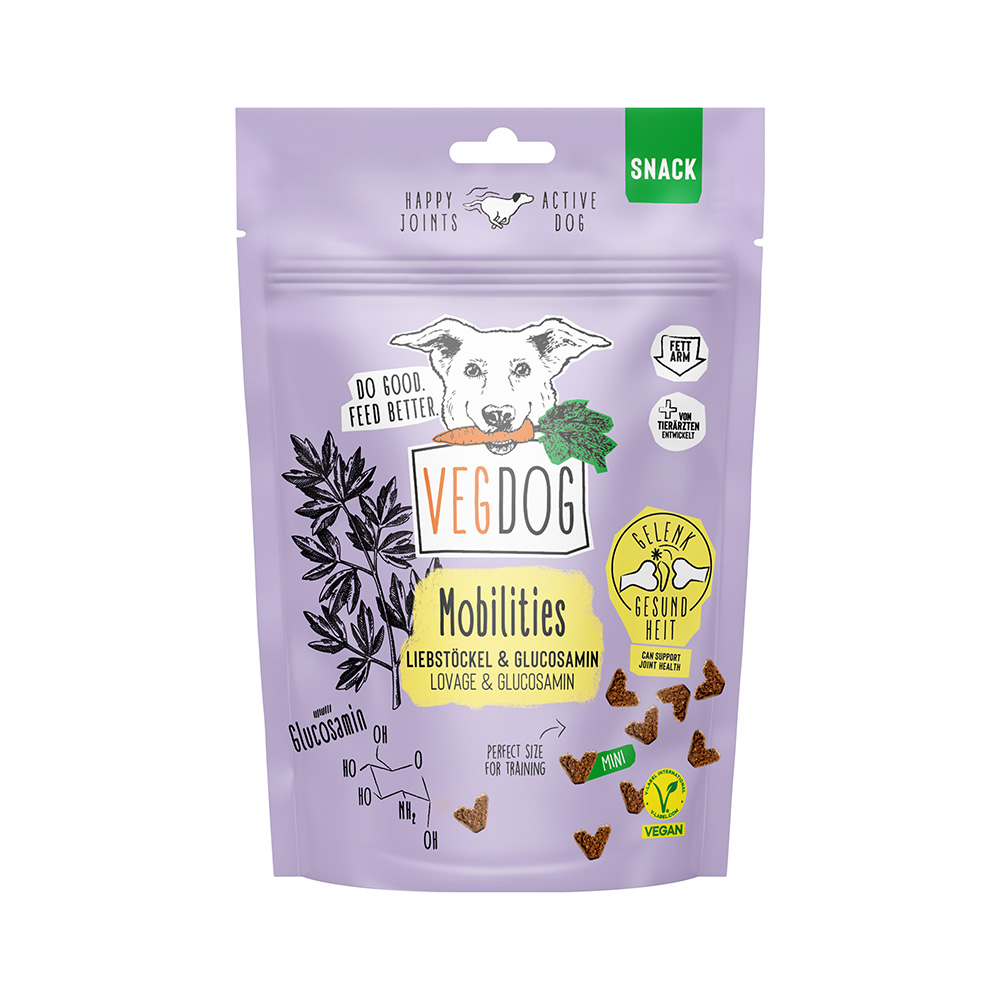 Mobilities Minis Hund Veganer Snack 115g VegDog - Bild 1