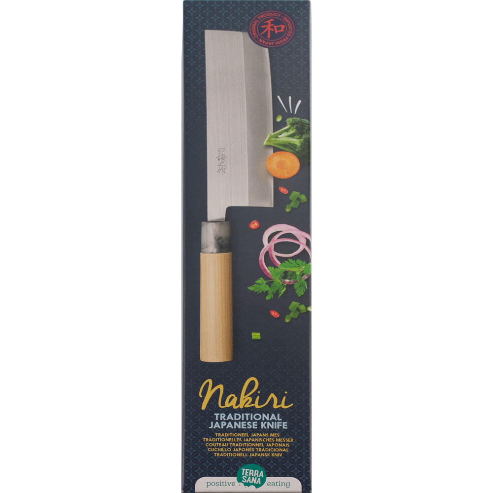 Nakiri (Messer für Gemüse und Kräuter) Länge 33 cm TerraSana - Bild 1