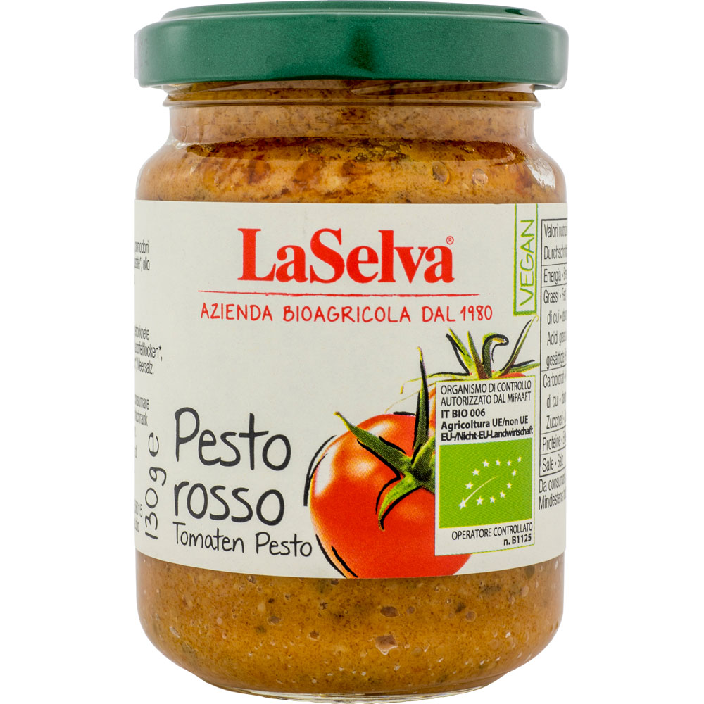 Pesto rosso - Tomatenpesto 130g LaSelva - Bild 1
