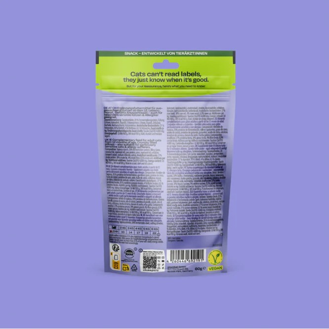 Pure Bites Katze Veganer Snack 60g VegDog - Bild 2