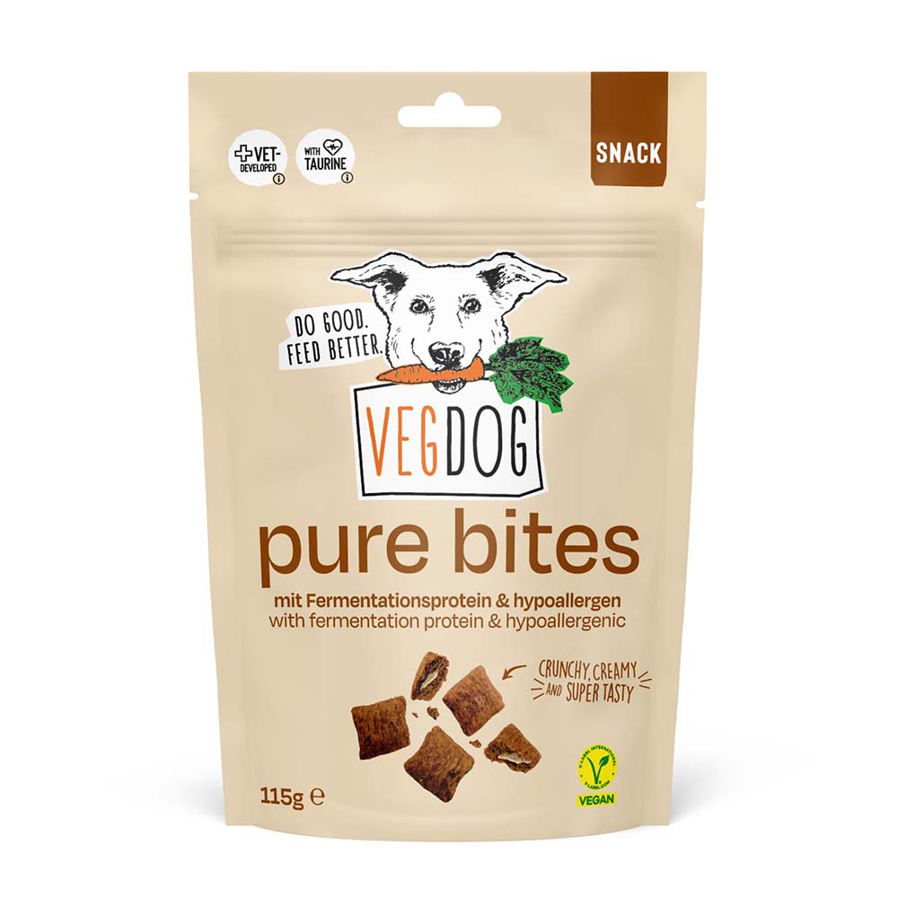 Pure Bites Oops Edition Hund Snack 115g VegDog - Bild 1