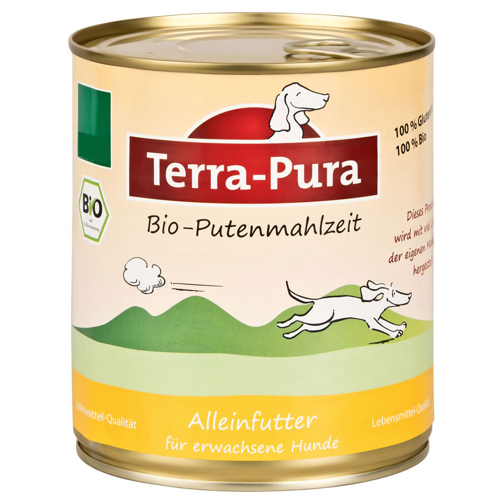 Putenmahlzeit Bio Hundefutter 800g Terra-Pura - Bild 1