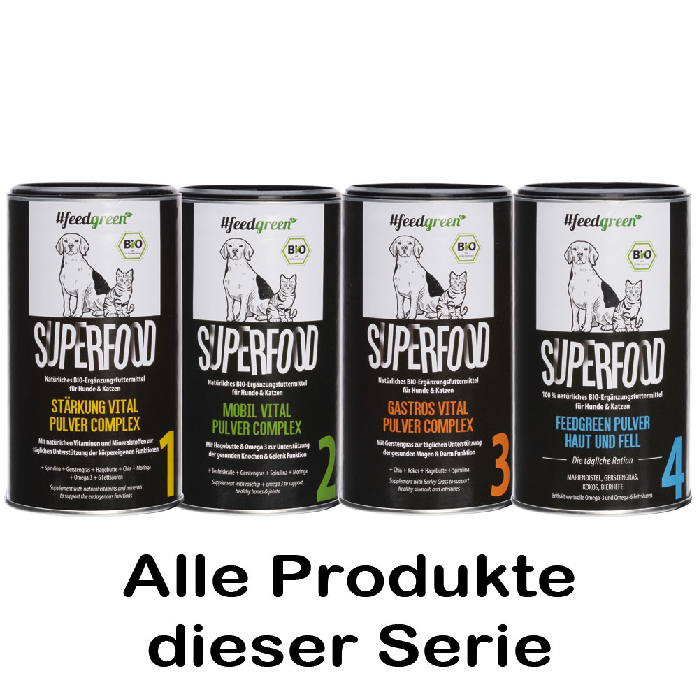 RM Bio Erg.futter Hund u. Katze Gastros Vital Pulver Complex Dose 200g FeedGreen - Bild 2