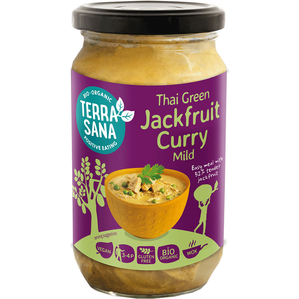 RM Bio Fertiggericht Grünes Thai Curry, 350g Schraubglas TerraSana - Bild 1