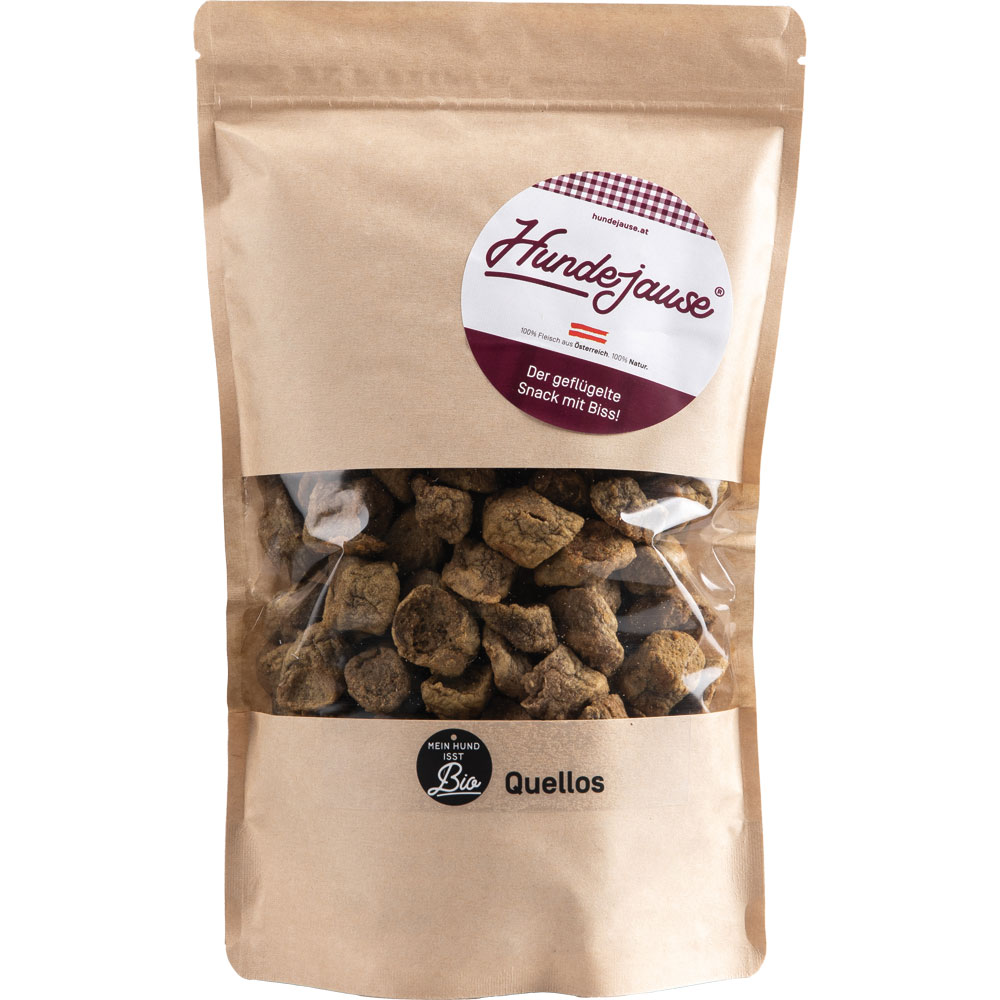 RM Bio Hunde-Erg&auml;nzungsfutter "Quellos" mit Huhn 450g Hundejause - Bild 1