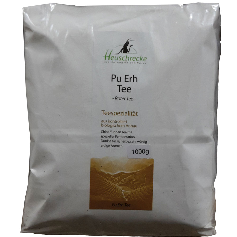 RM Bio Tee Pu Erh China Yunnan rot 1Kg Heuschrecke - Bild 1