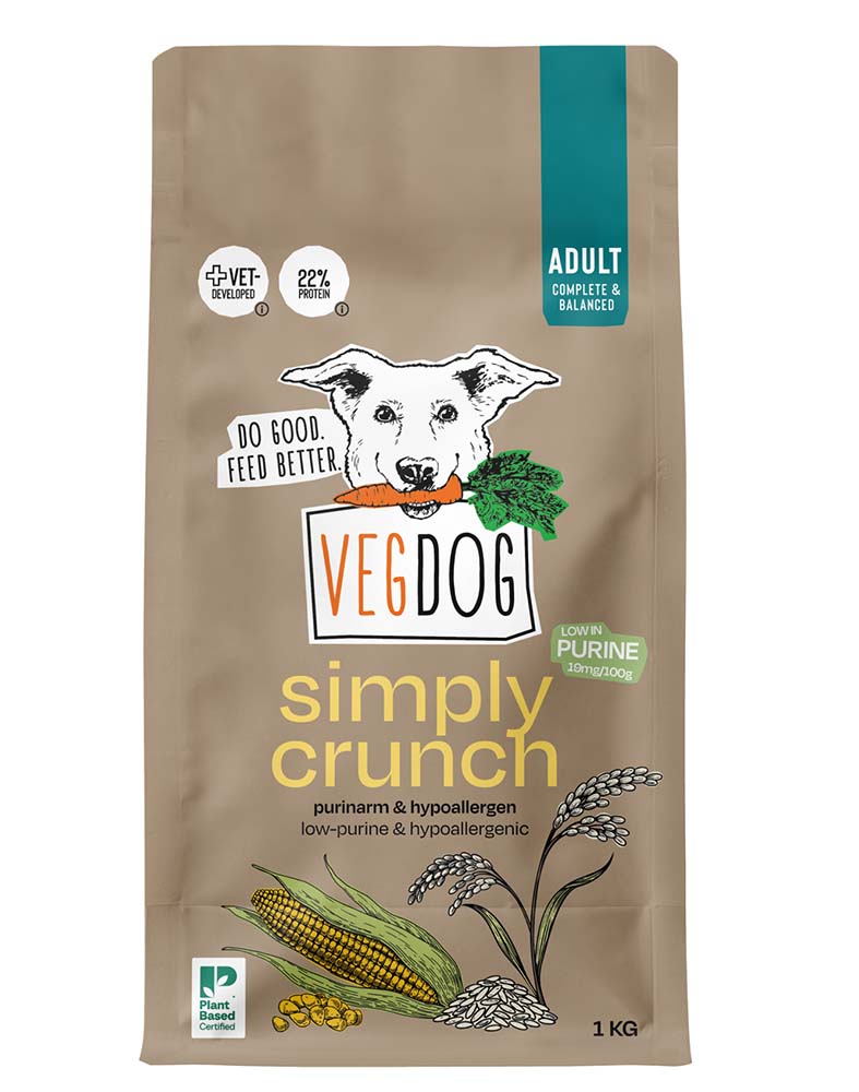 Simply Crunch Hund Trocken-Alleinfutter 1kg VegDog - Bild 1
