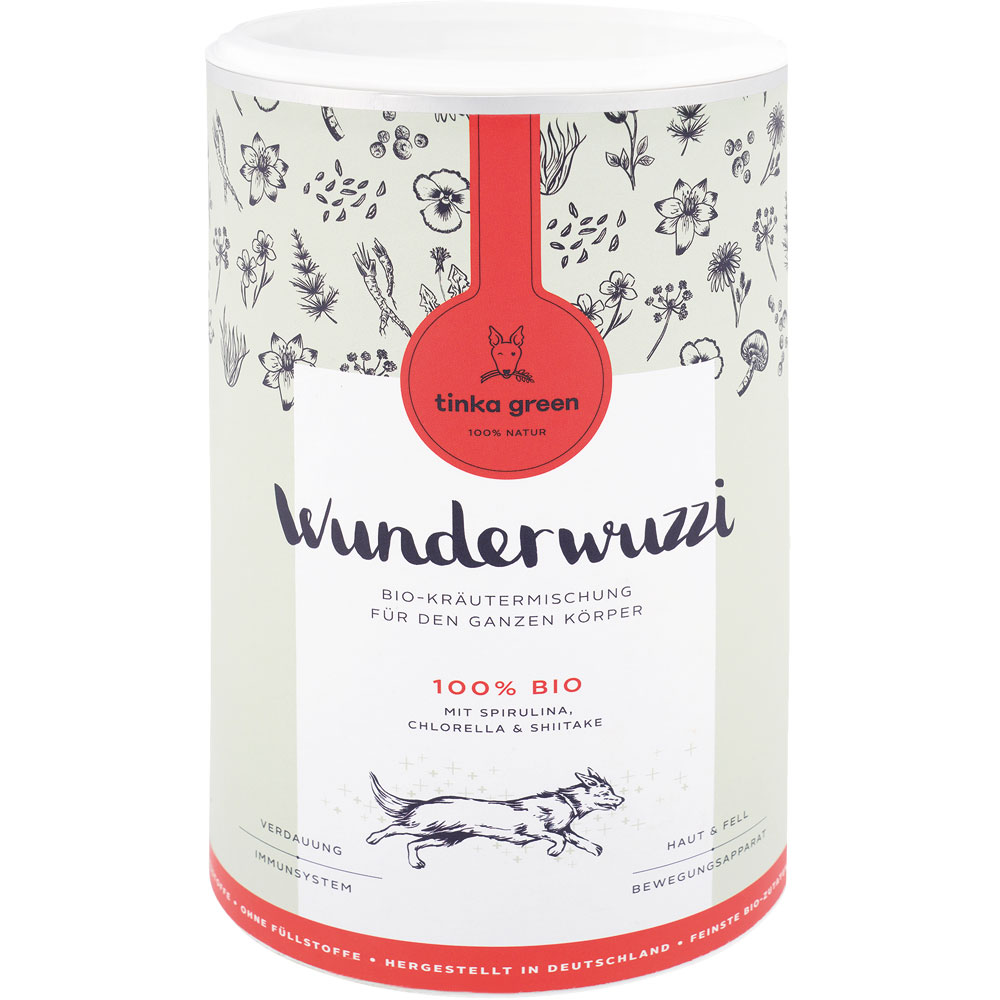 Wunderwuzzi Bio-Kr&auml;utermisch.f. alle K&ouml;rperfunktionen, 400g tinka green - Bild 1